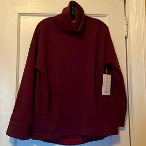 Athleta cozy karma funnel neck sweatshirt